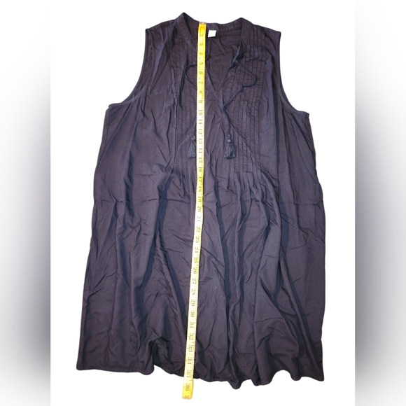 Old Navy Size XL Sleeveless Black Dress Boho - Picture 6 of 10